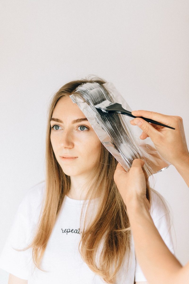 Freehand balayage application